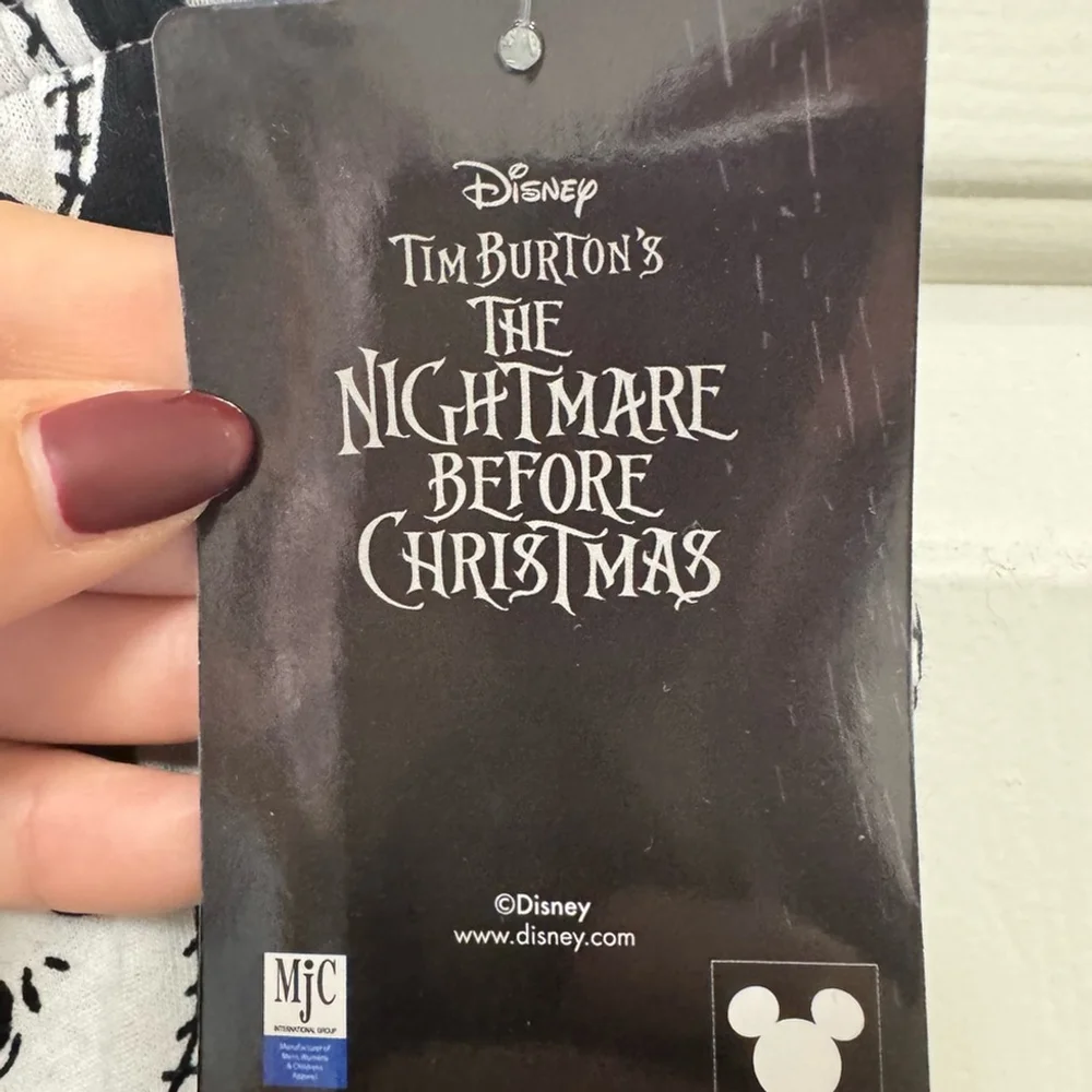 Disney Black and White Nightmare Before Christmas Apparel